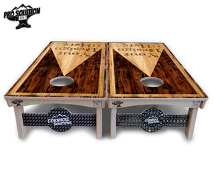 Custom Wooden Triangle Cornhole Boards - Pro Solution Elite Series Cornhole Solutions
