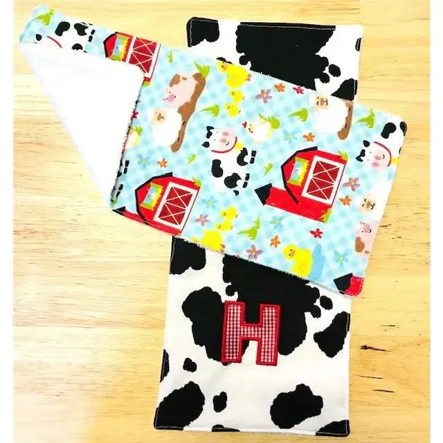 Customizable Burp Cloth by East Mississippi Creations, children's boutique clothing main product photo