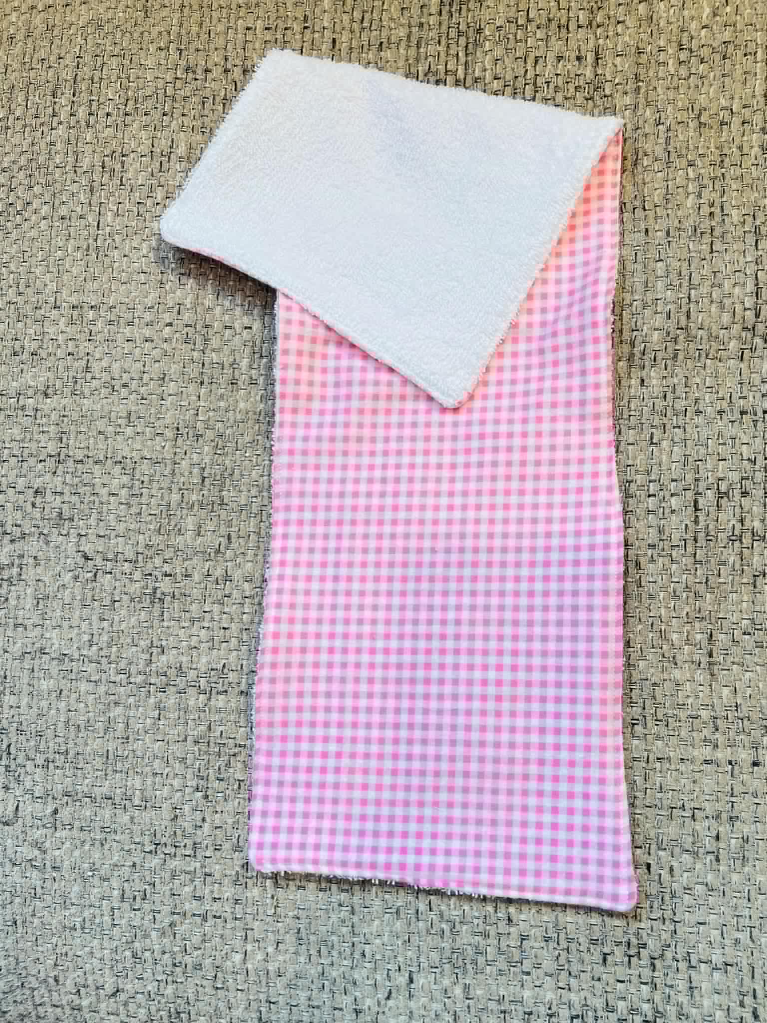 Customizable Burp Cloth by East Mississippi Creations, children's boutique clothing detail photo 2