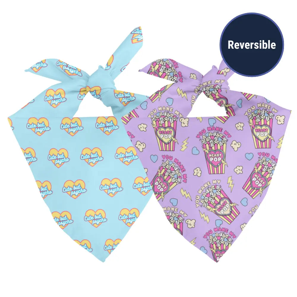 Cute But Psycho Dog Bandana by Dog Bandana Co., pet accessory detail photo 2