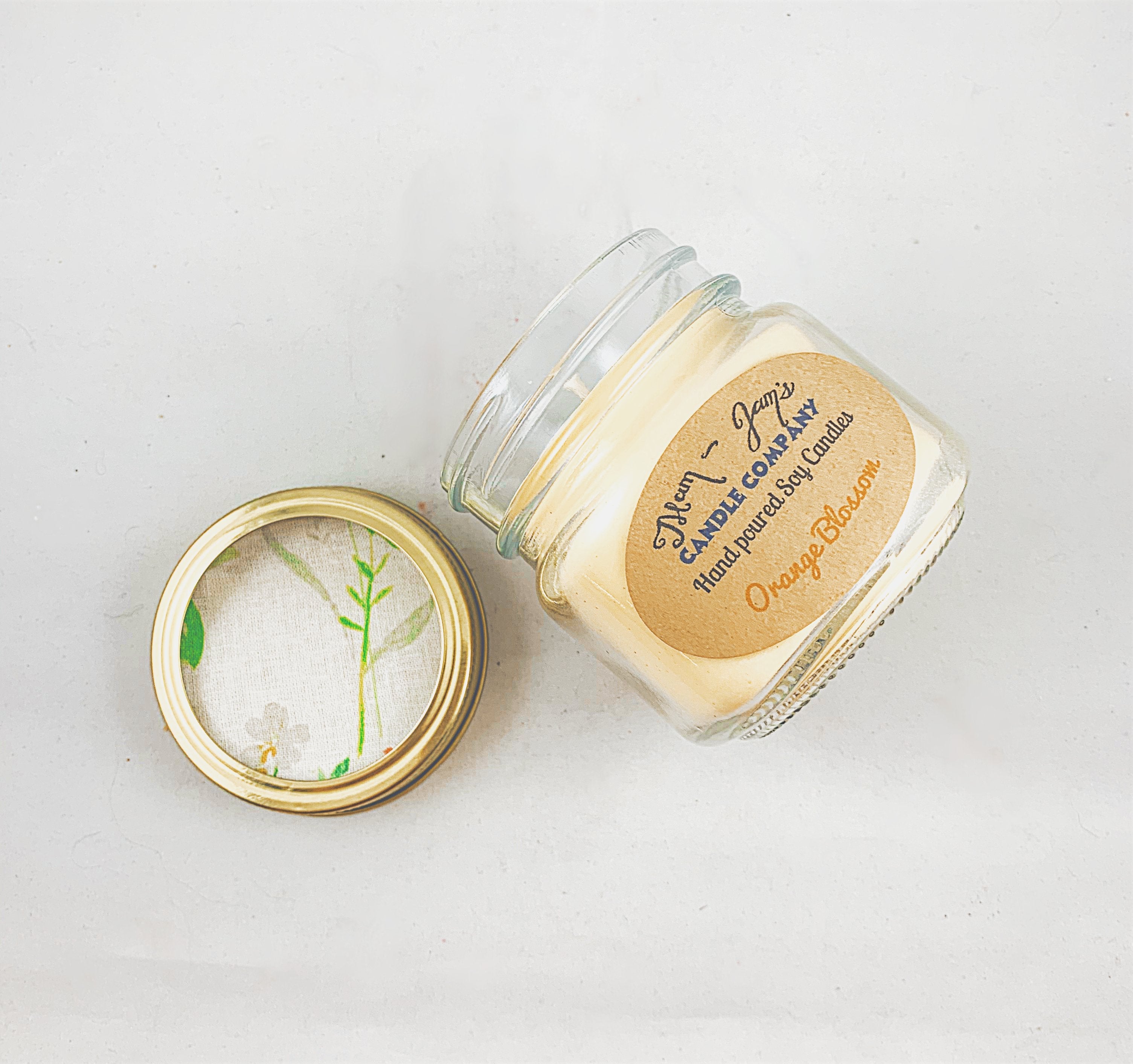 Orange Blossom soy candle and wax melts by Mam Jam’s Candle Company, detail image 2