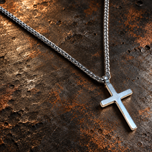 FAITH Classic Cross Necklace - Sterling Silver