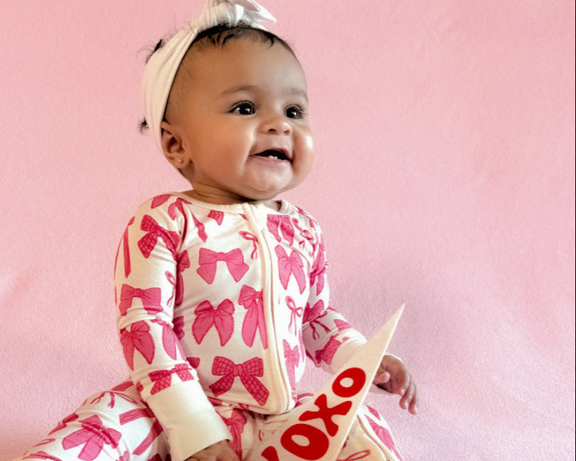 Hot Pink Bows Zippy by Boosh Baby image 4