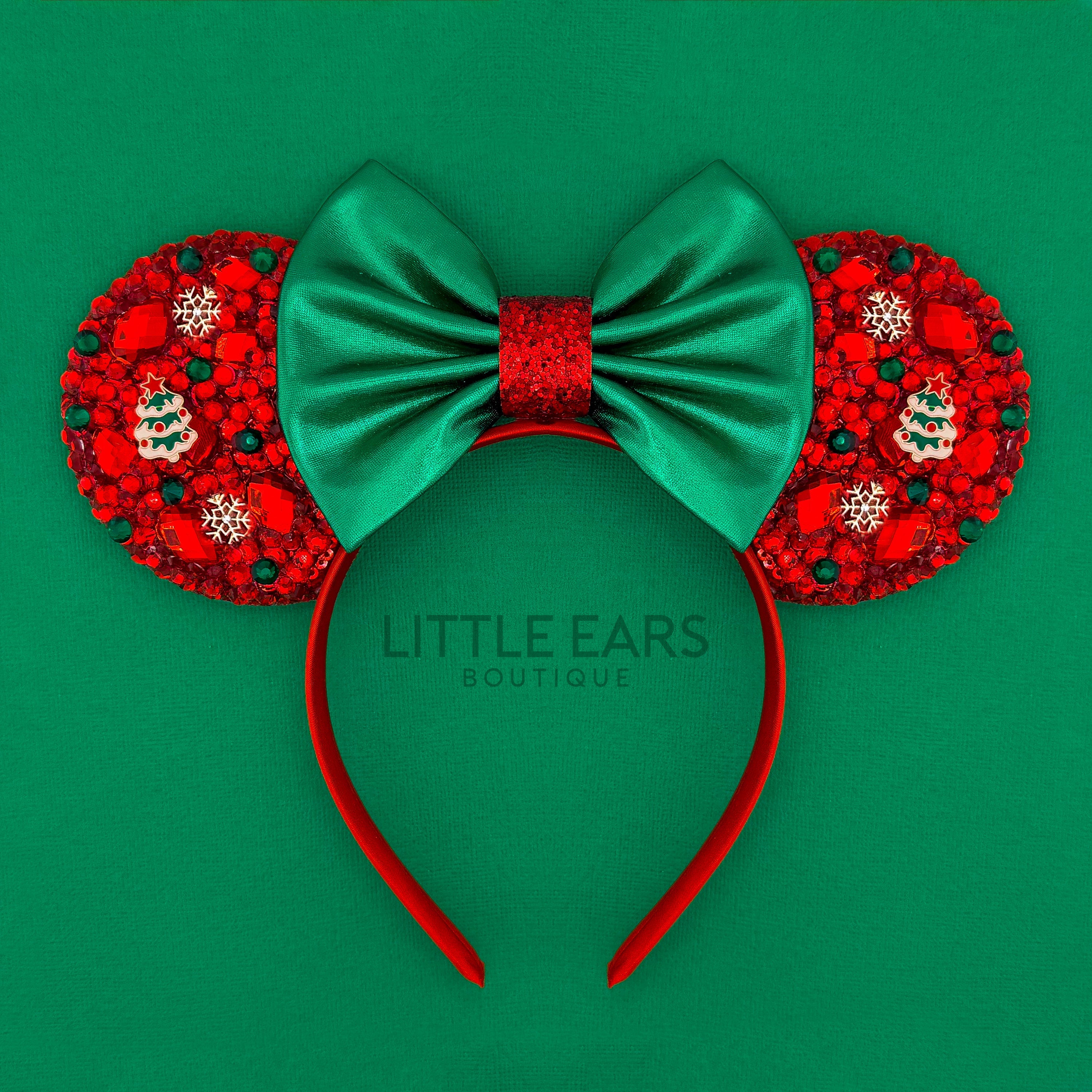 Christmas Tree Sparkle Mickey Ears