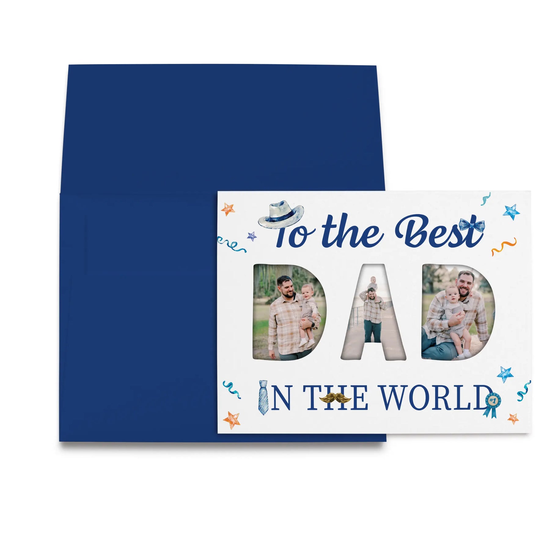 DAD Cut-Out Card – DIY Father’s Day Kit (Physical Card + Printable Template) - Father's Day Themed Nola Tawk