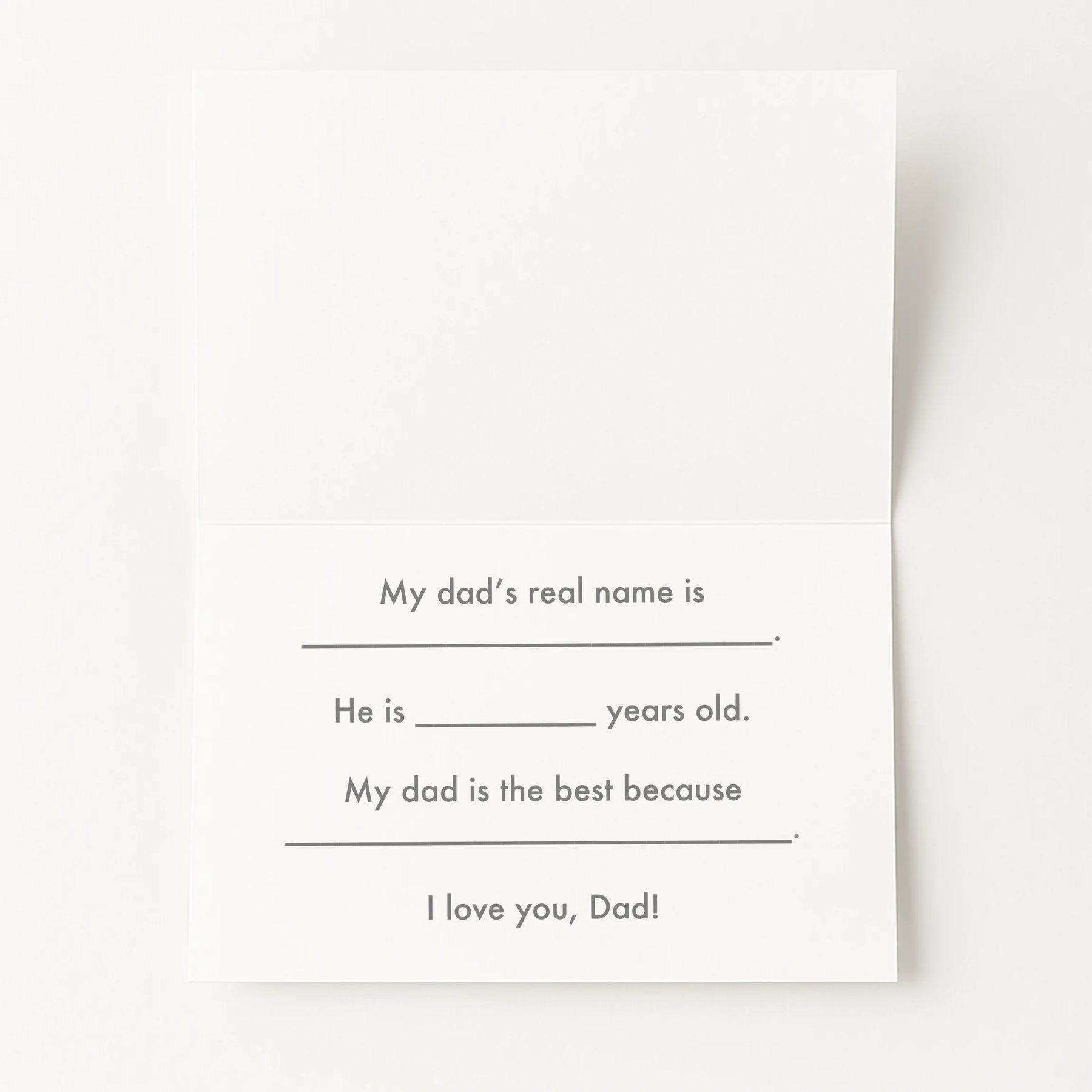 DAD Cut-Out Card – DIY Father’s Day Kit (Physical Card + Printable Template) - Space Themed by Nola Tawk, paper gift detail photo 3