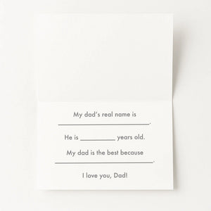 DAD Cut-Out Card – DIY Father’s Day Kit (Physical Card + Printable Template) - Space Themed by Nola Tawk, paper gift detail photo 3