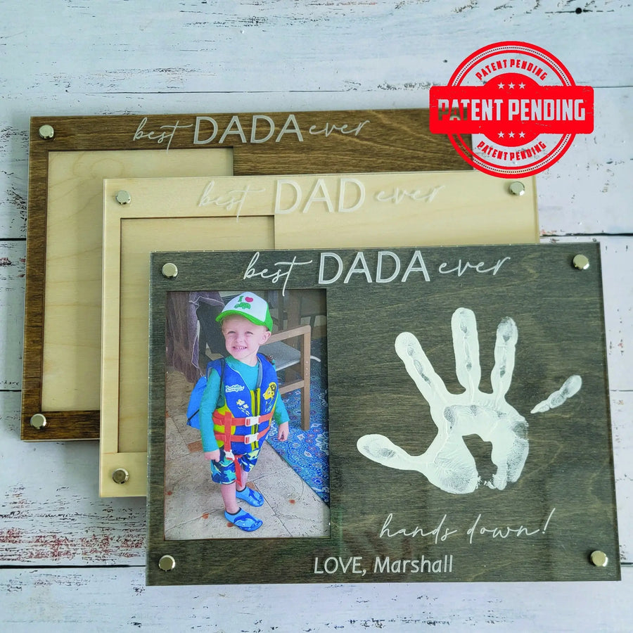 DIY Handprint Picture Frame