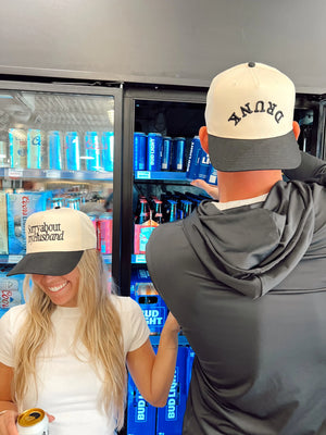 DRUNK Vintage Trucker Hat KenzKustomz