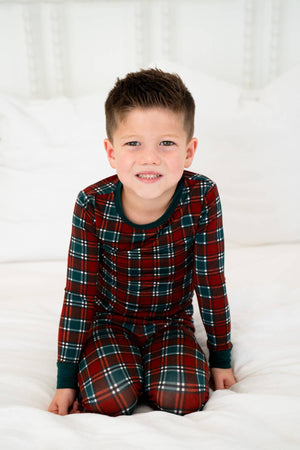 Christmas Tartan Plaid | Two Piece Set by Boosh Baby image 4