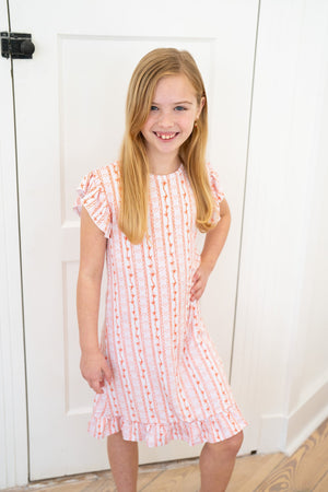 Striped Hearts | Nightgown by Boosh Baby image 1