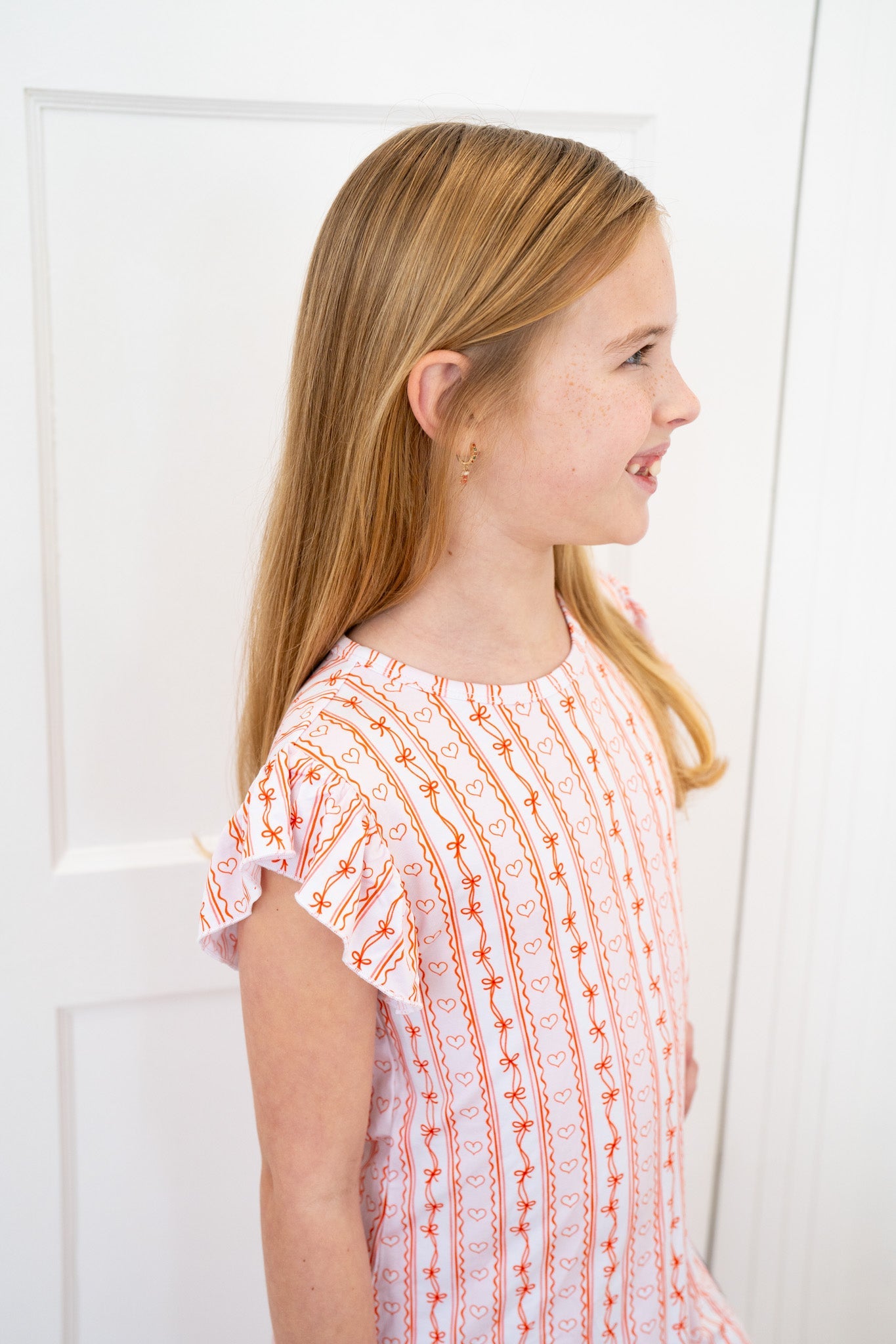 Striped Hearts | Nightgown by Boosh Baby image 2