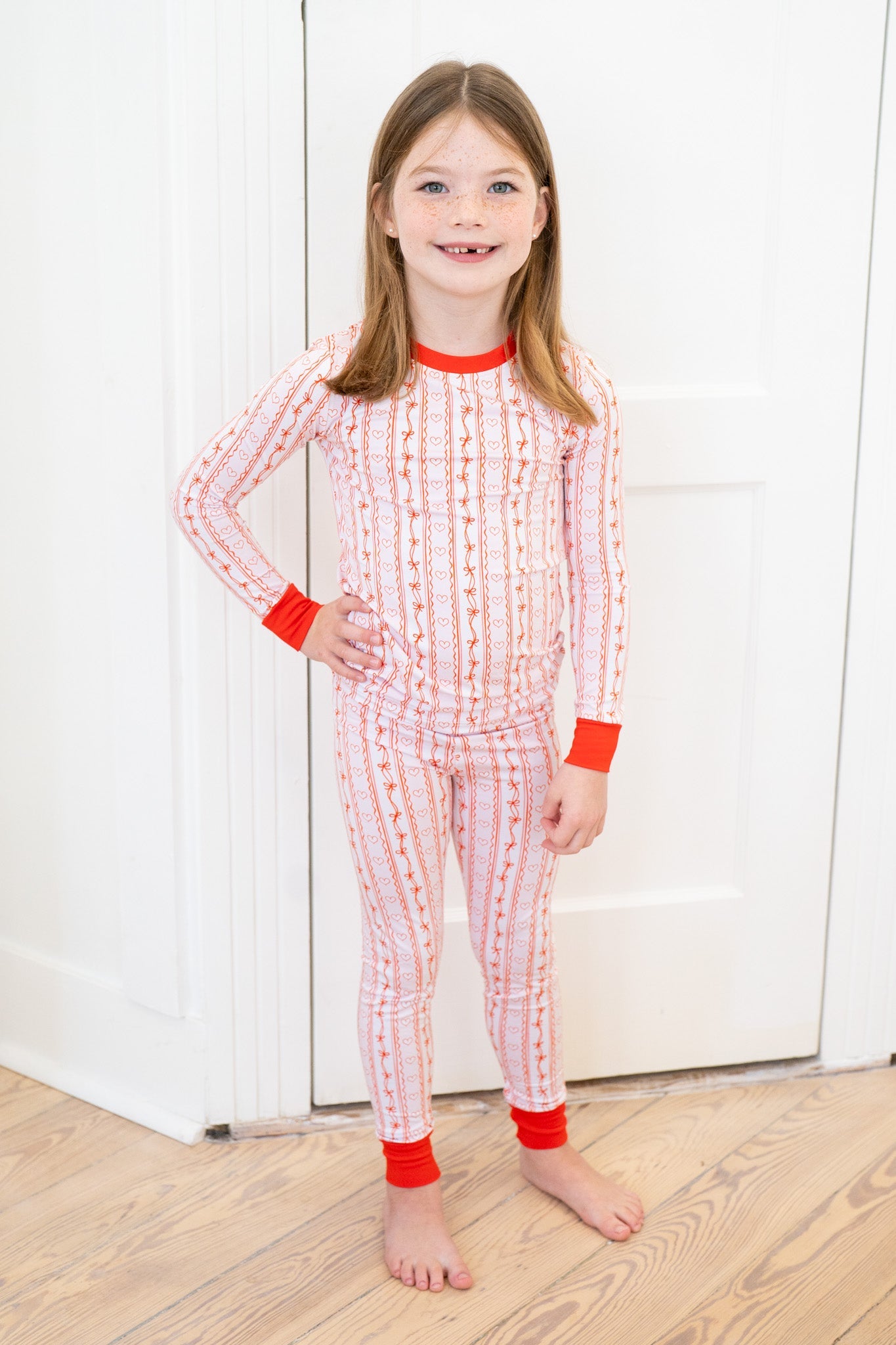 Striped Hearts | Two Piece Set by Boosh Baby image 1