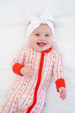 Striped Hearts | Zippy by Boosh Baby image 4