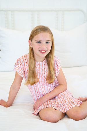 Striped Hearts | Nightgown by Boosh Baby image 8