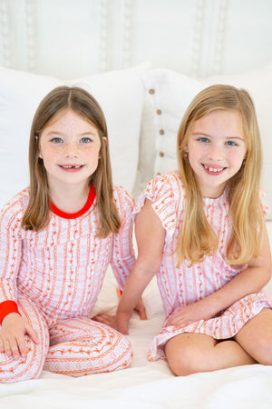 Striped Hearts | Nightgown by Boosh Baby image 7
