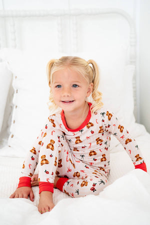 Teddy Bear Christmas | Two Piece Set by Boosh Baby image 1