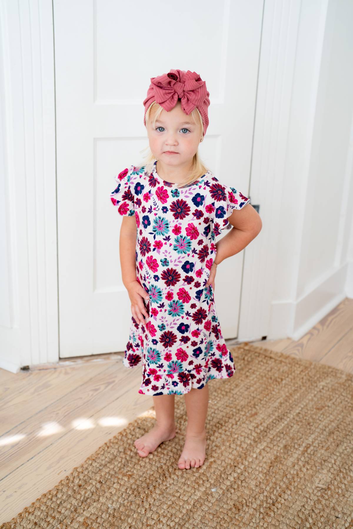 Wild Berry Floral Nightgown by Boosh Baby image 3