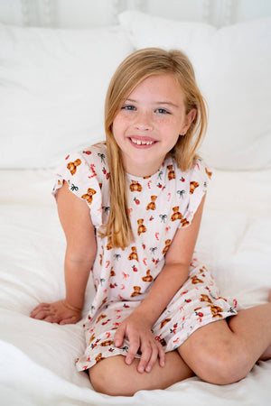 Teddy Bear Christmas | Nightgown by Boosh Baby image 2