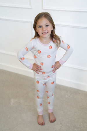 Sweet Peach | Two Piece Pajama Set by Boosh Baby image 2