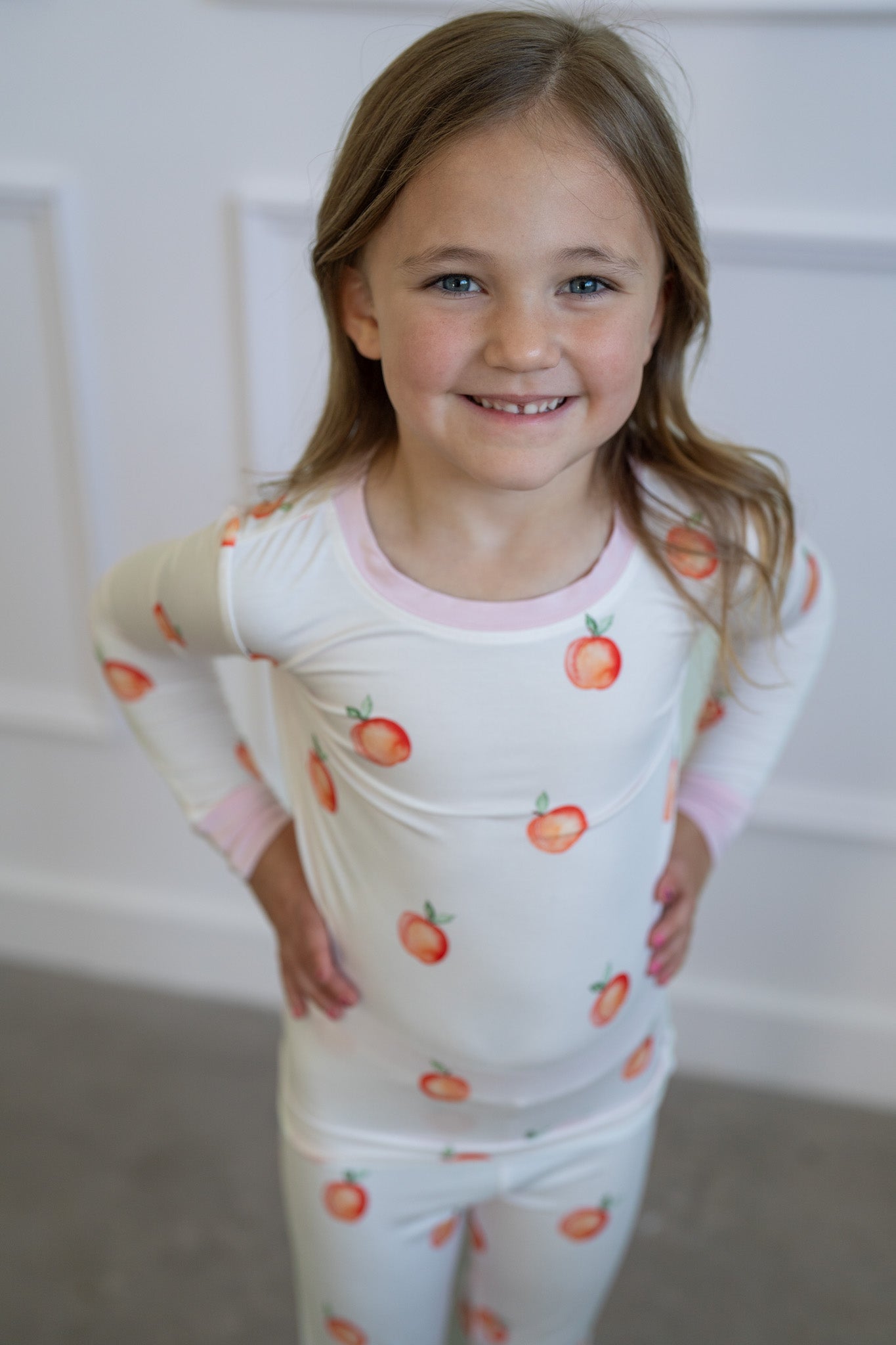 Sweet Peach | Two Piece Pajama Set by Boosh Baby image 9