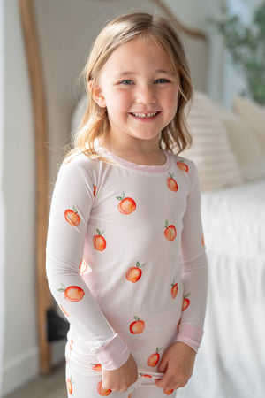 Sweet Peach | Two Piece Pajama Set by Boosh Baby image 1