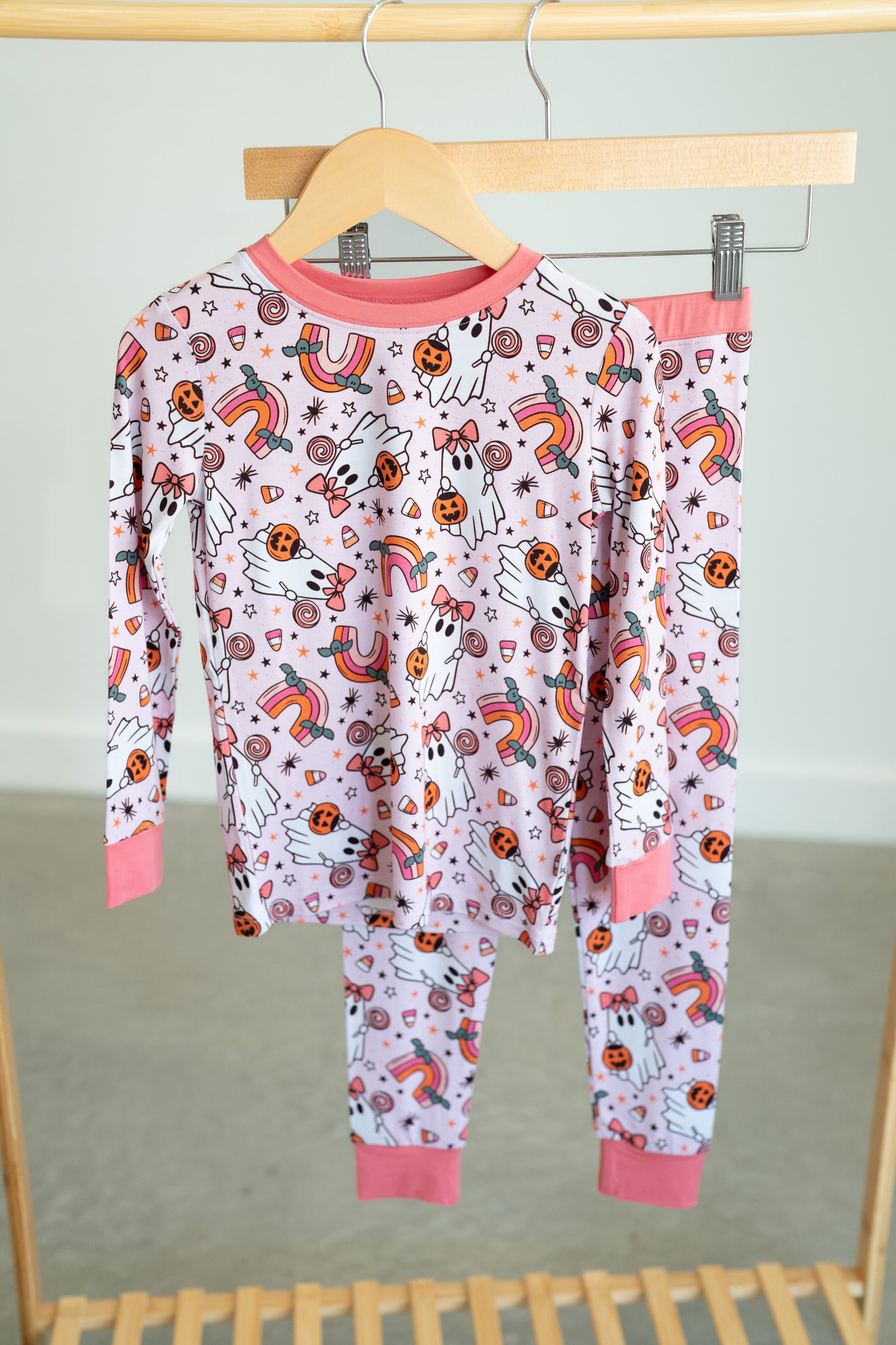 Spooky Sweet Ghosts | Two Piece Pajama Set by Boosh Baby image 4