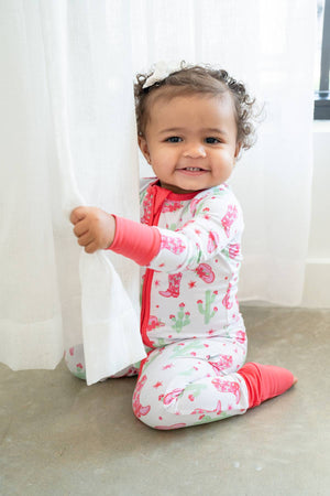 Pink Cactus Cowgirl Zippy by Boosh Baby image 2