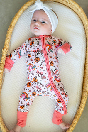 Spooky Sweet Ghosts Zippy by Boosh Baby image 1