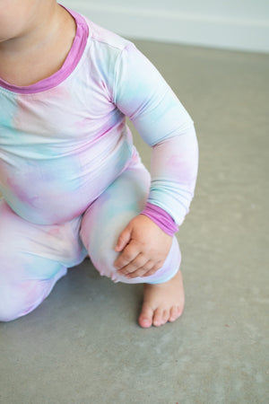 Cotton Candy Tie Dye | Convertible Bamboo Zippy by Boosh Baby image 3