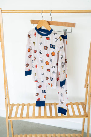 Vintage Varsity Sports | Two Piece Long Sleeve by Boosh Baby image 3