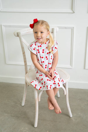 Cherry Coquette | Nightgown by Boosh Baby image 1