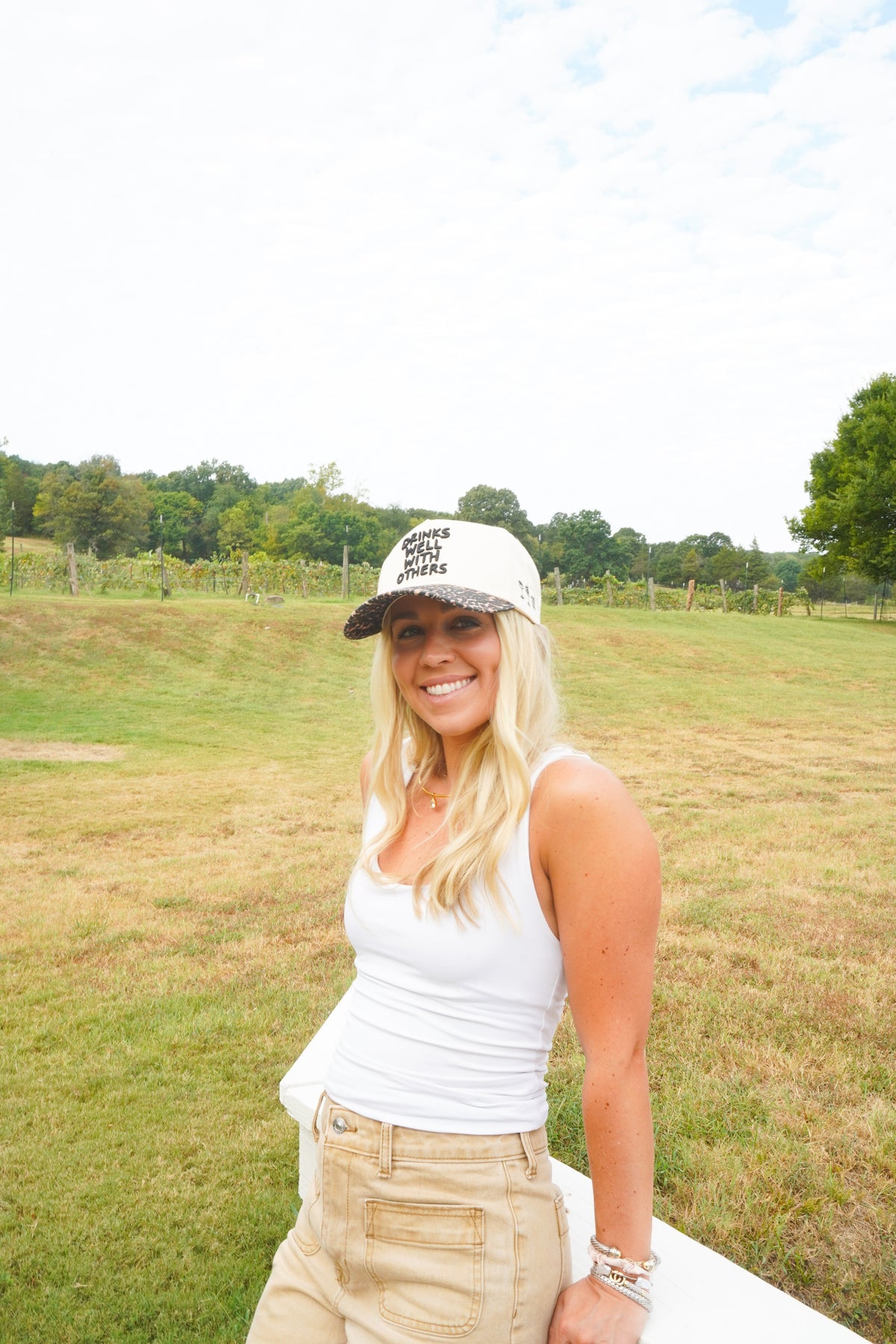 Drinks Well with Others - Luxe Leopard Trucker Hat by KenzKustomz, view 9