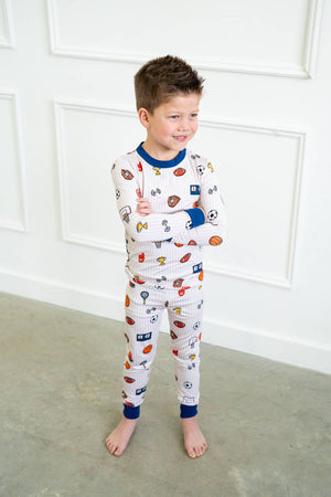 Vintage Varsity Sports | Two Piece Long Sleeve by Boosh Baby image 7