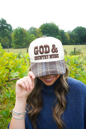 God & Country Music Trucker Hat by KenzKustomz, view 12