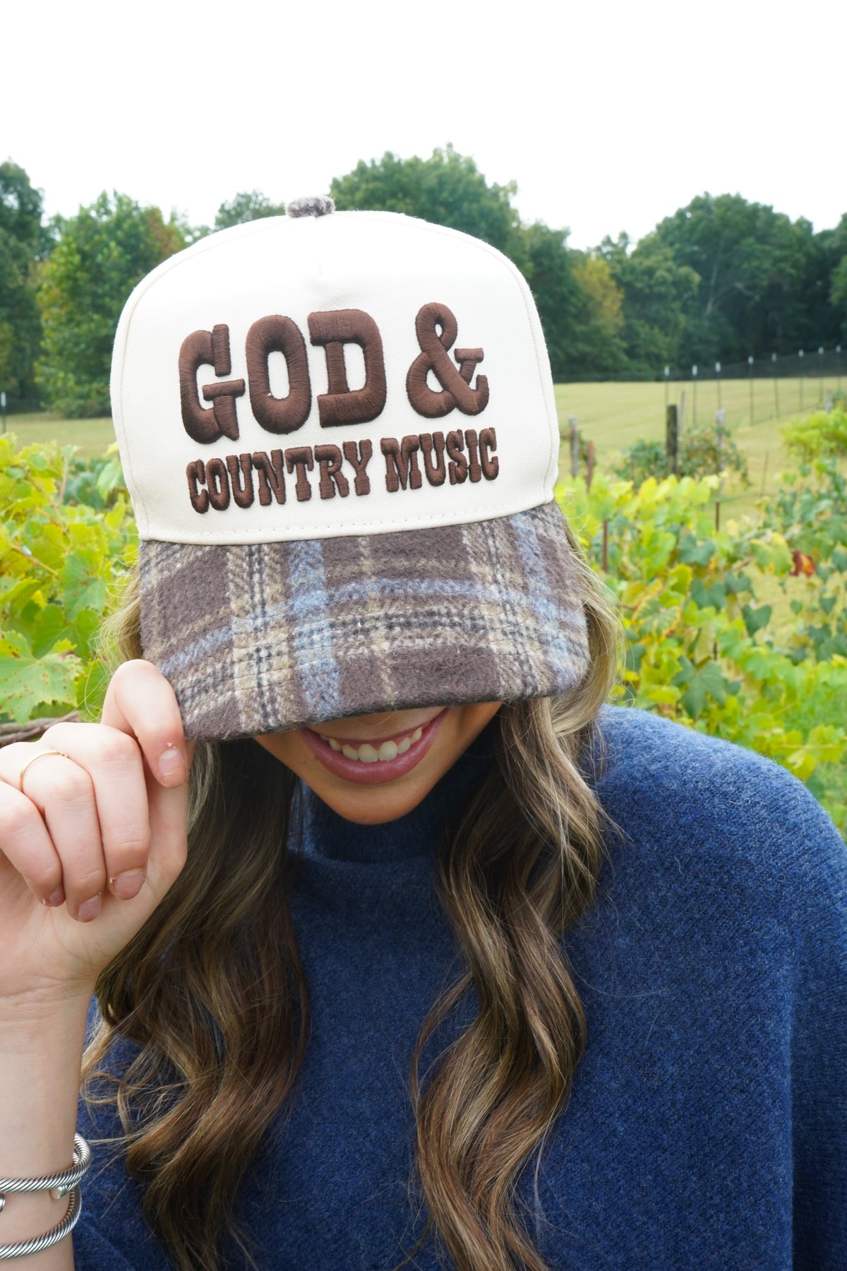 God & Country Music Trucker Hat by KenzKustomz, view 10