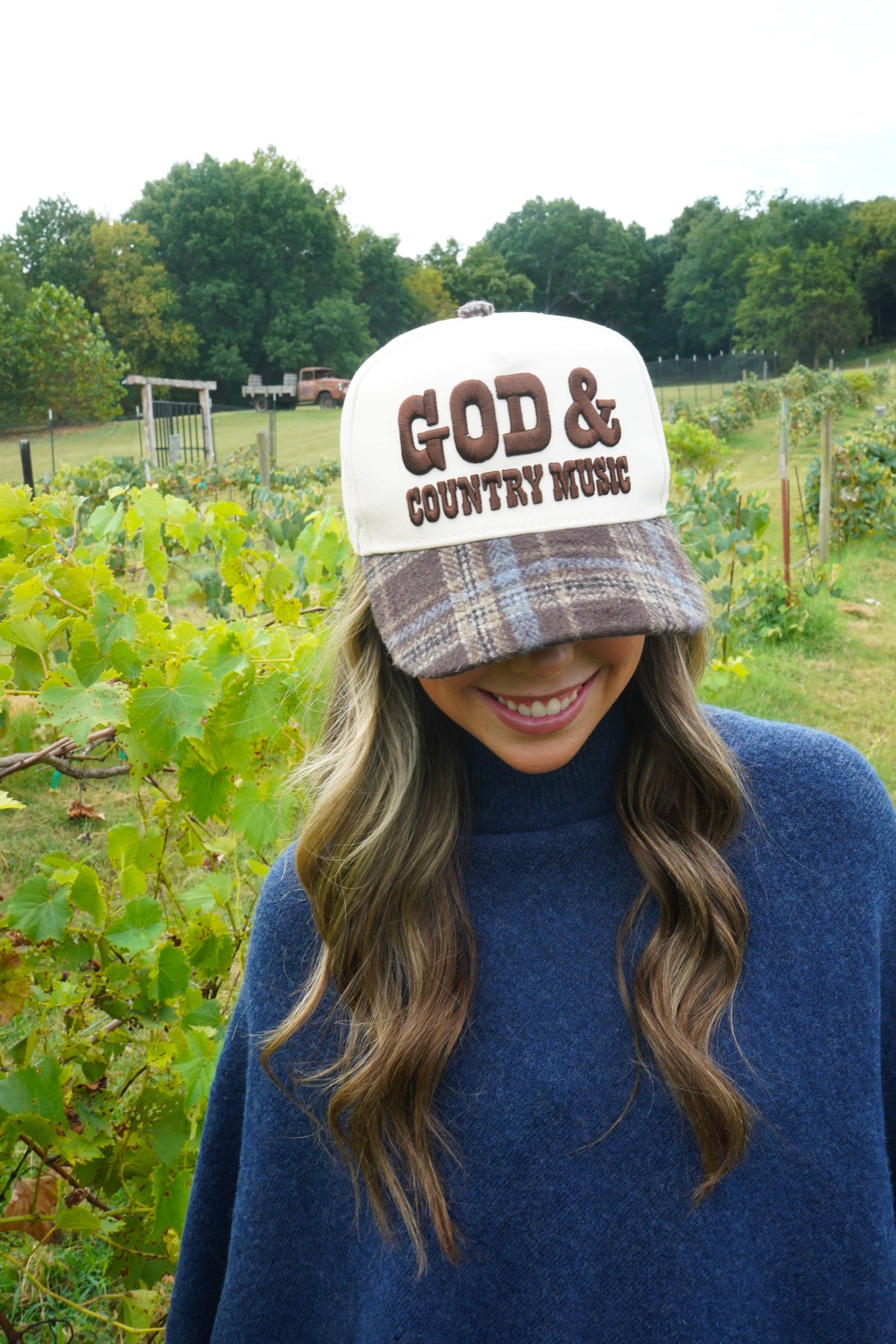 God & Country Music Trucker Hat by KenzKustomz, view 8