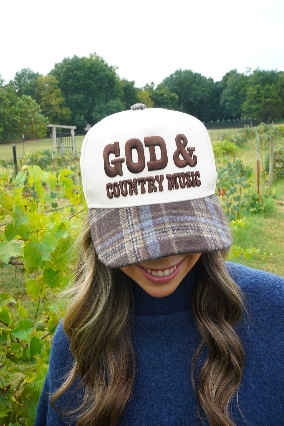God & Country Music Trucker Hat by KenzKustomz, view 5