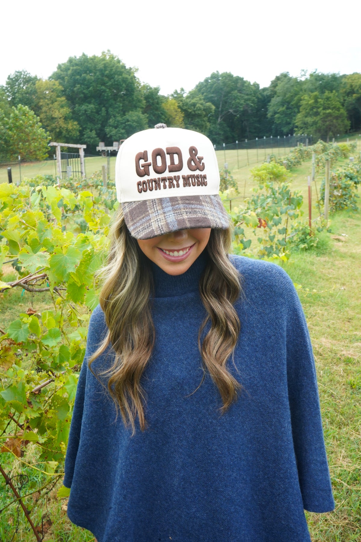 God & Country Music Trucker Hat by KenzKustomz, view 2