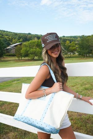 Favorite Thing is Reservations - Brown Trucker Hat by KenzKustomz, view 8