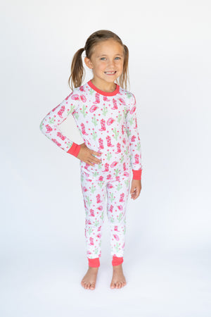 Pink Cactus Cowgirl | Two Piece Set by Boosh Baby image 3