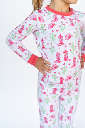 Pink Cactus Cowgirl | Two Piece Set by Boosh Baby image 4