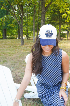 God & Country Music Trucker Hat by KenzKustomz, view 27