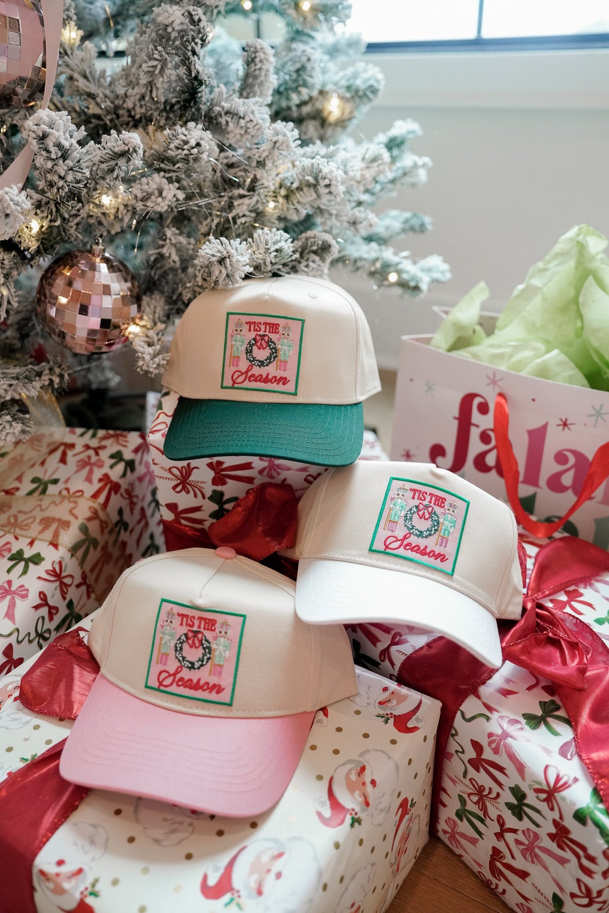 Tis The Season - Vintage Trucker Hat by KenzKustomz, view 5