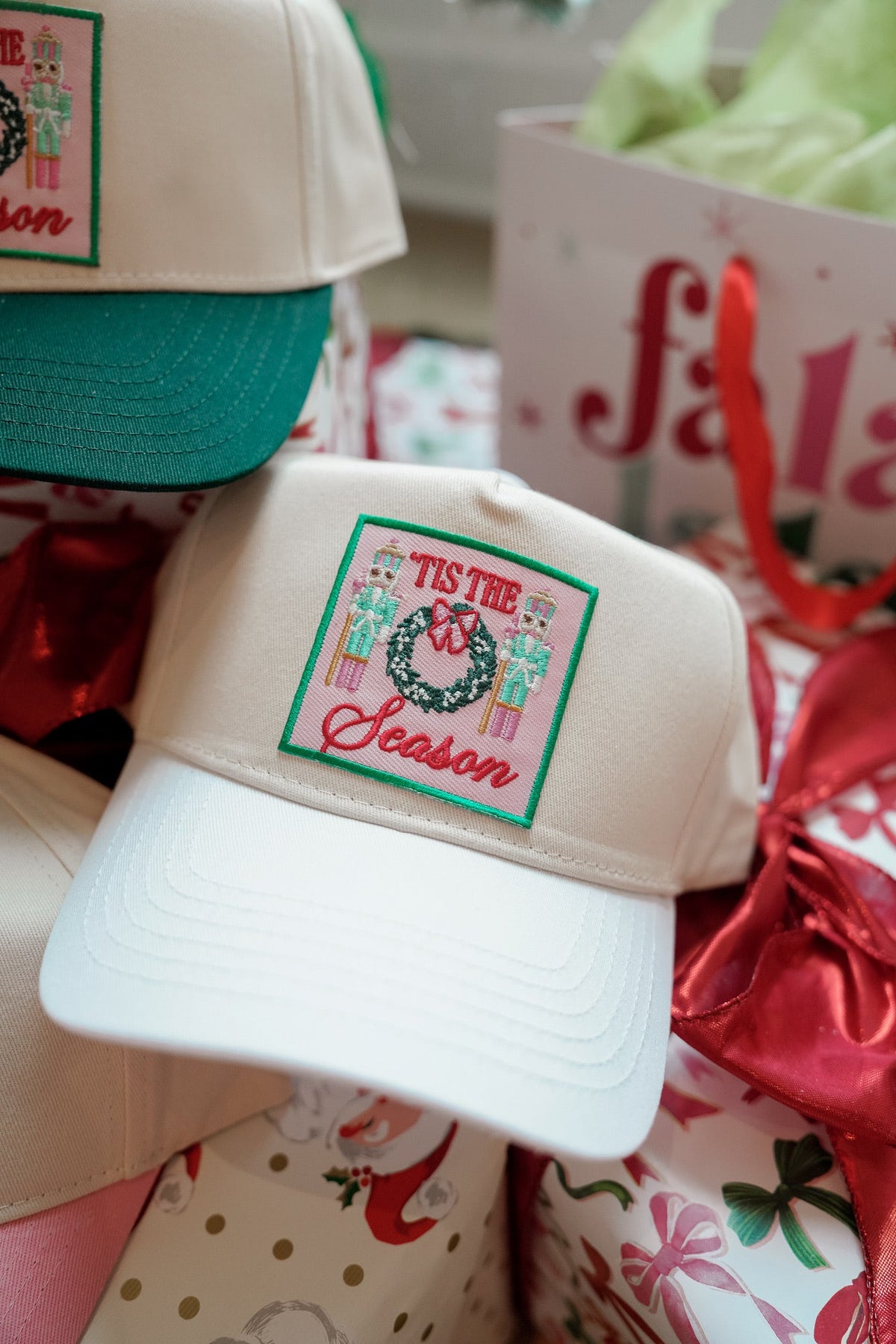 Tis The Season - Vintage Trucker Hat by KenzKustomz, view 13