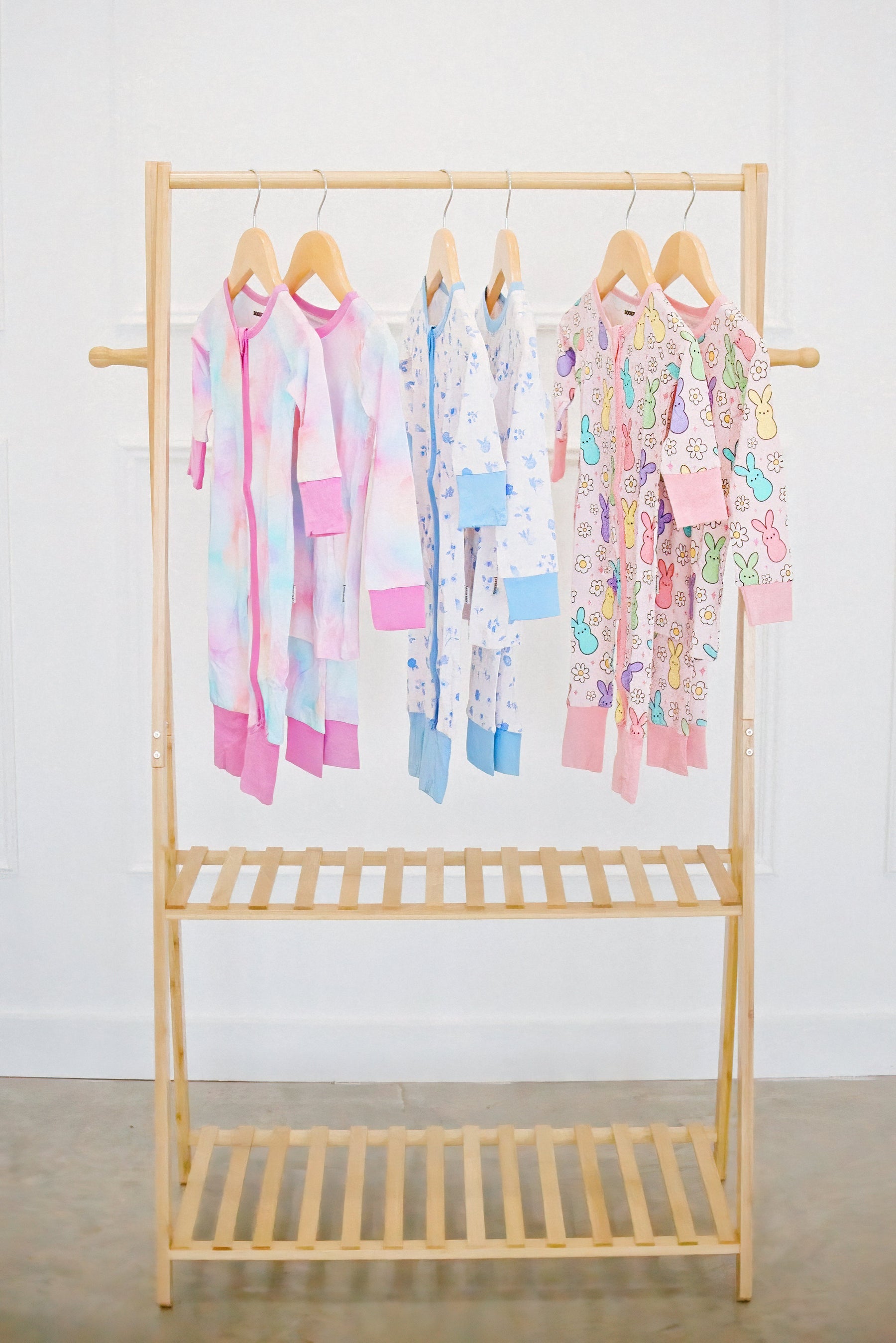 Cotton Candy Tie Dye | Two-Piece Pajama Set by Boosh Baby image 7