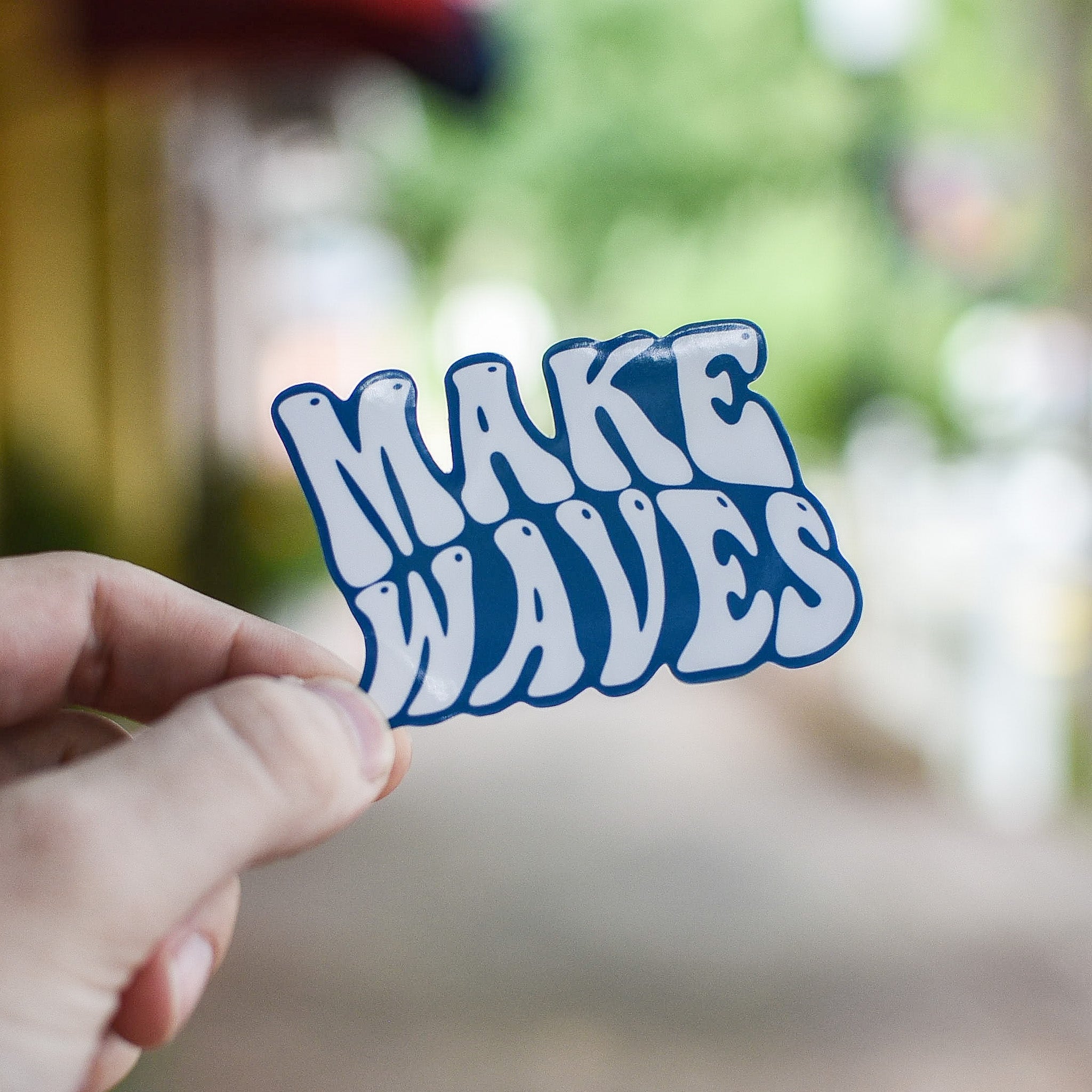 Make Waves - Sticker by Still Magnolia, vinyl decal main product photo