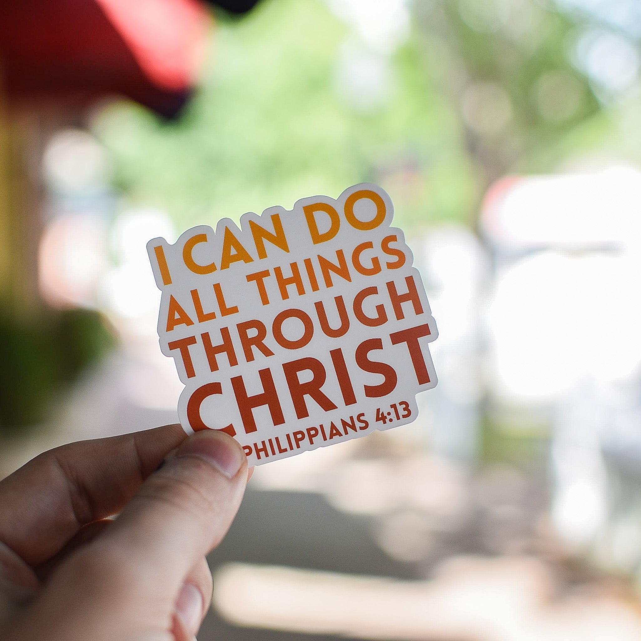 I can do all things- Sticker by Still Magnolia, vinyl decal main product photo