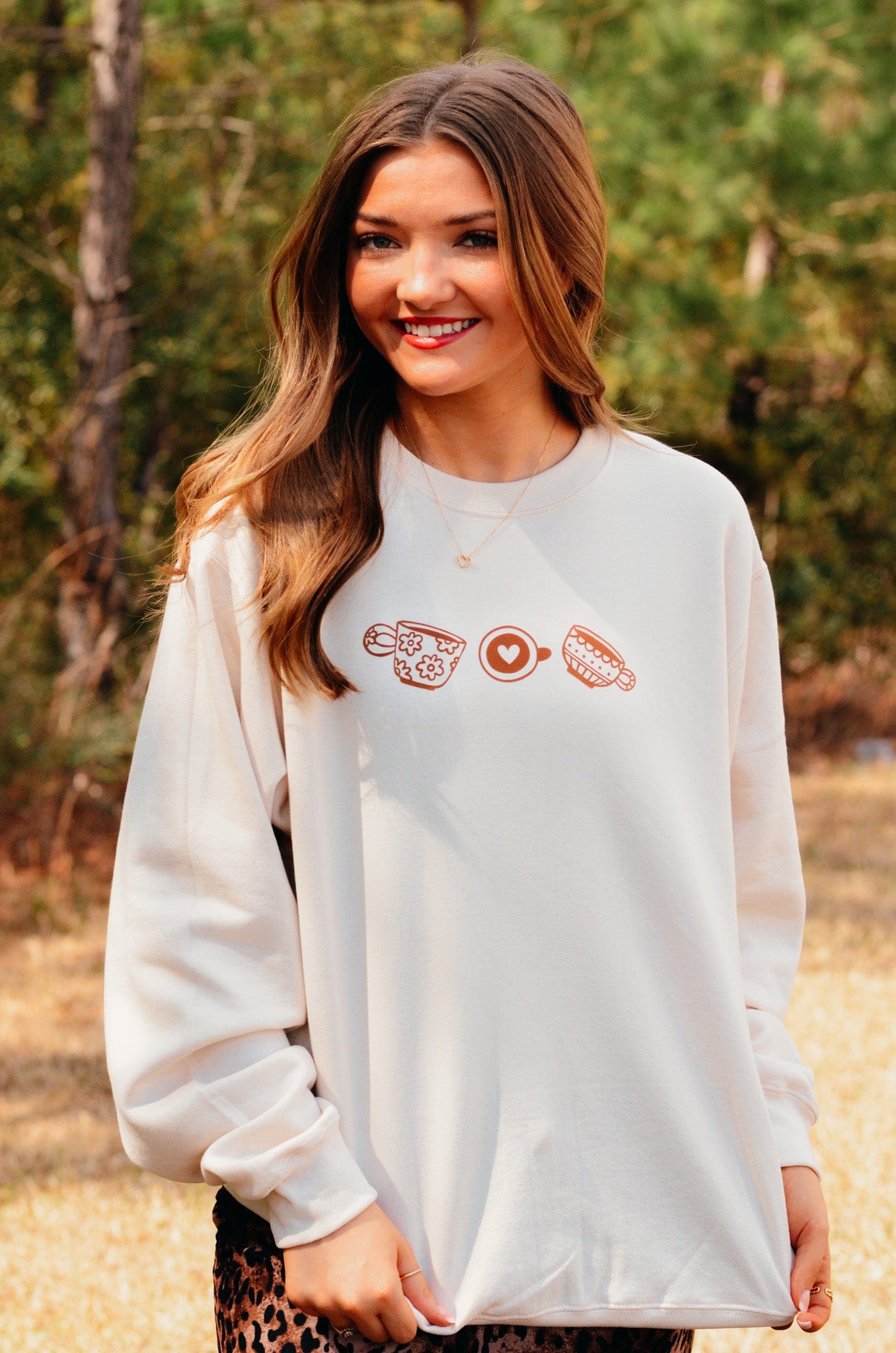 Less Depresso Sweatshirt by Southern Bliss Company, Southern lifestyle apparel detail photo 6