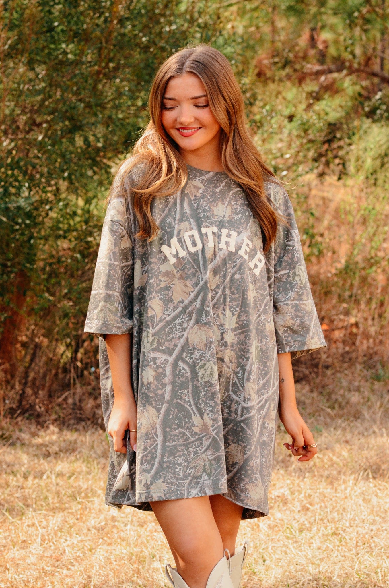 Mother Camo Shortsleeve by Southern Bliss Company, clothing detail photo 2